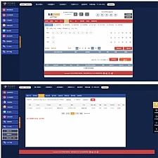 天亿娱乐PHP彩票盘口界面漂亮 杏彩二开