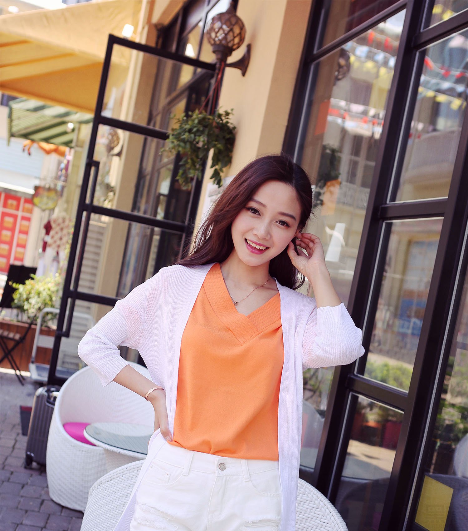 KK42 503张 淑女安静美女子形象照生活照-9