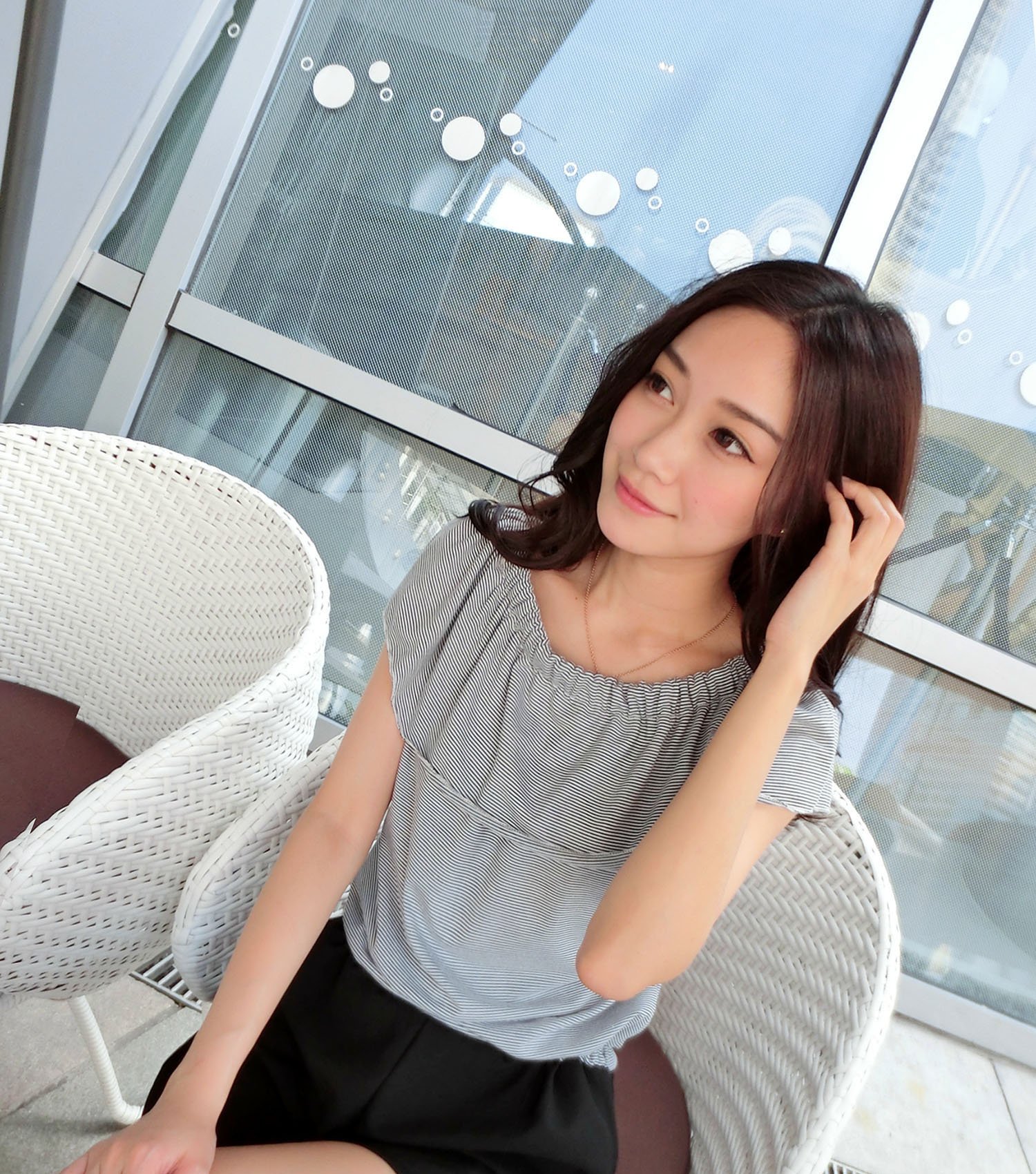 KK42 503张 淑女安静美女子形象照生活照-10