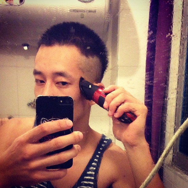 M11男图243照片+5视频（好身材帅哥男神真实有酒窝男士同一个人）-6