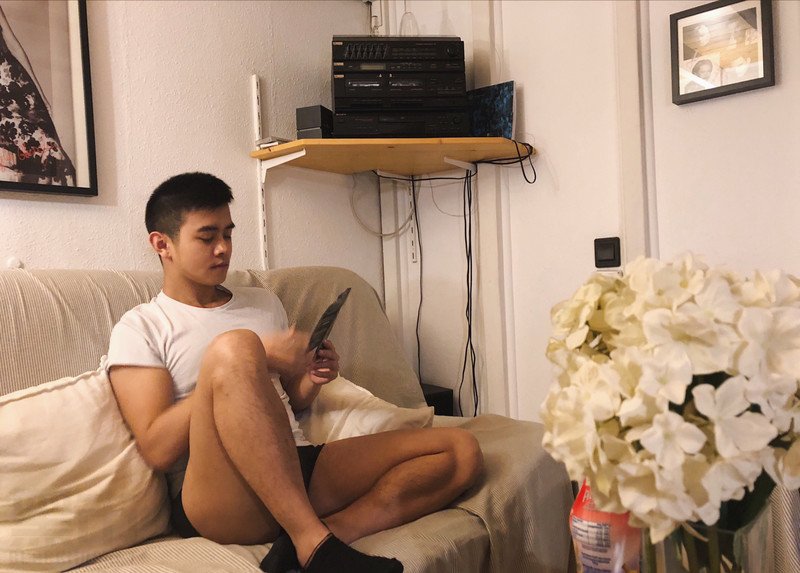 M55_男套图261照片+14视频（英俊小年轻青年男神旅游时尚自拍照微信朋友圈素材）-7