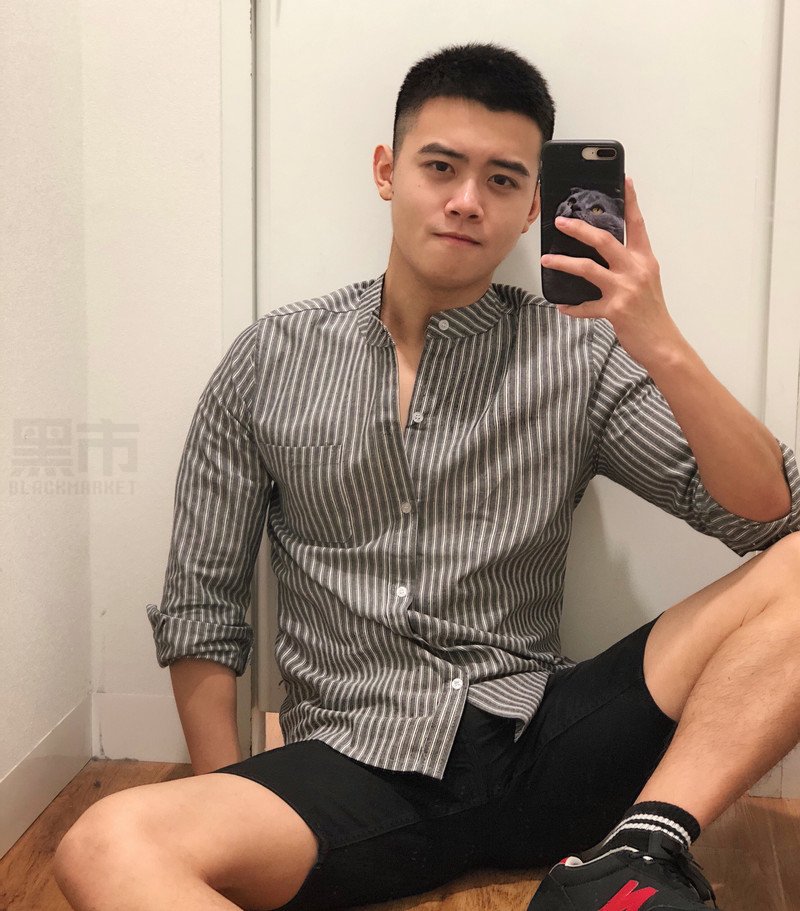 M55_男套图261照片+14视频（英俊小年轻青年男神旅游时尚自拍照微信朋友圈素材）-4