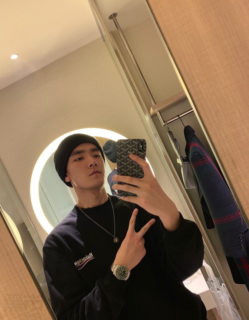 M57_男套图164照片（时尚英俊潮流男神自拍照男生同一个人微信微商朋友圈素材）-14