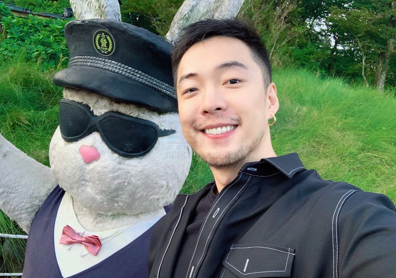 M103_男套图941照片+11视频（时尚潮流英俊男神生活照 高富帅 好身材大胸肌帅气男生自拍照片组）-4