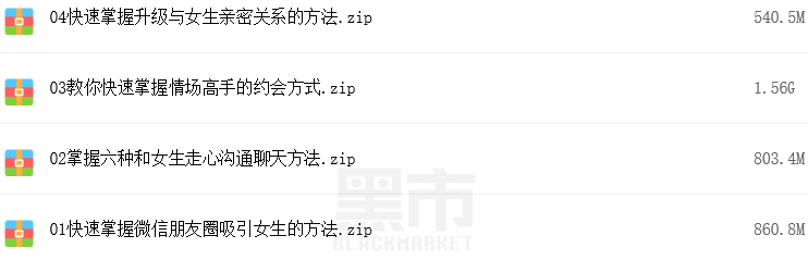 撩妹套路
