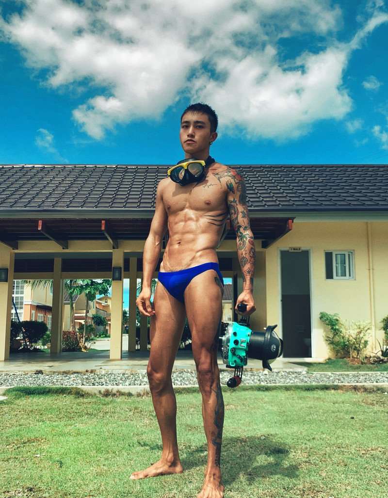 M113_男套图414照片（纹身男神好身材大胸肌男神生活照 健身男生日常照片）-13