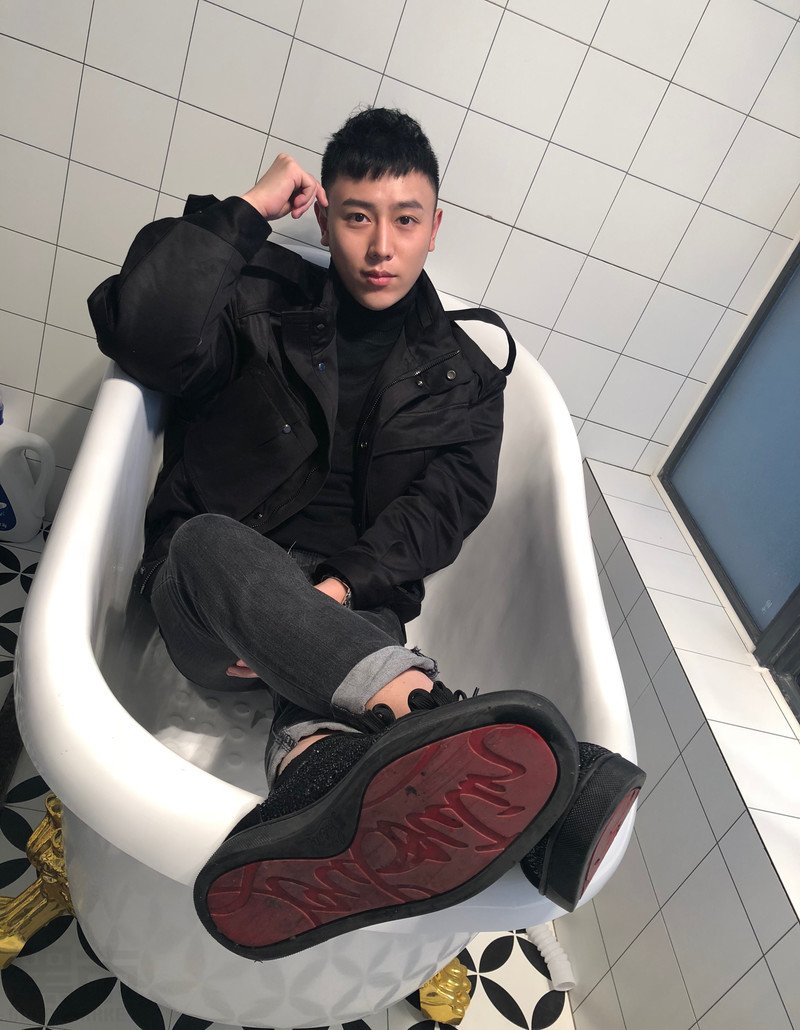 M118_男套图398照片+13视频（爱护肤美妆达人男神自拍照 青春活力男生帅哥生活照）-14