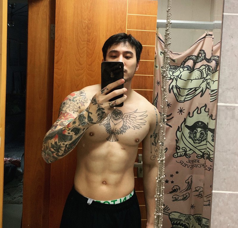 M133_男套图267照片+17视频（好身材纹身帅哥高富帅、时尚成熟男士生活照）-11