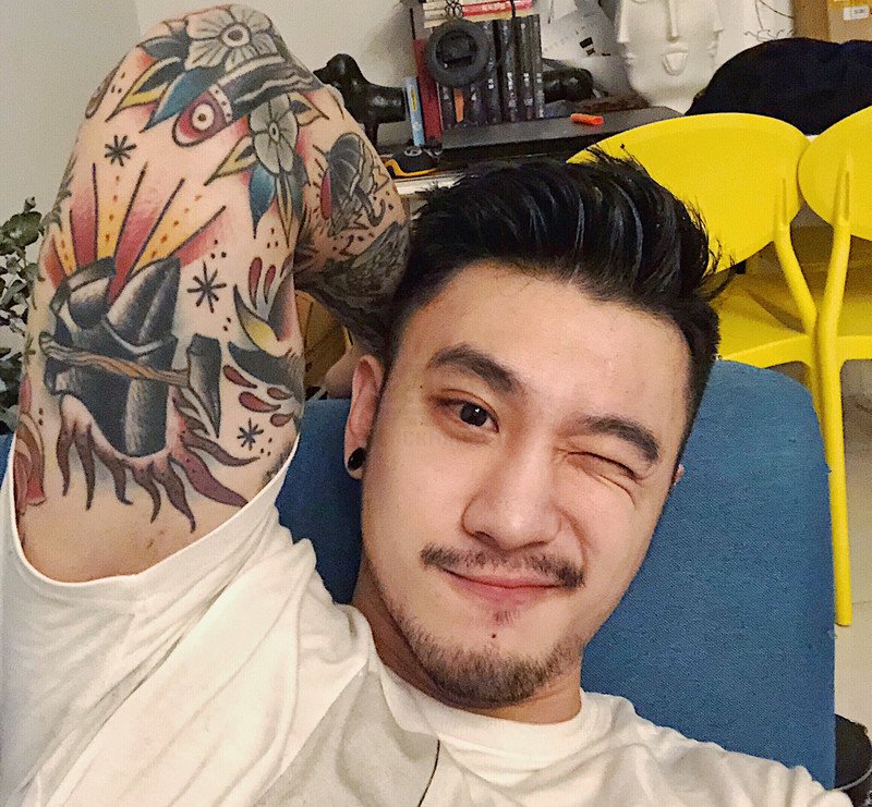 M133_男套图267照片+17视频（好身材纹身帅哥高富帅、时尚成熟男士生活照）-6